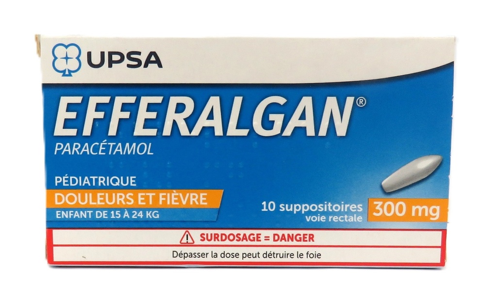 EFFERALGAN 300MG SUPPO 10